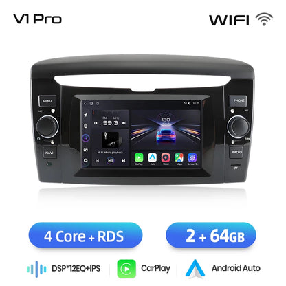 Wireless CarPlay Android Auto Radio For Lancia Ypsilon 2012 - 2020 Car Multimedia Player GPS 2din RDS Navigation Stereo DSP FM AUTMF858