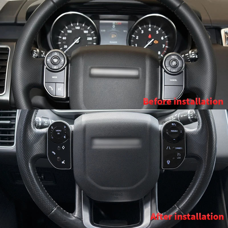 Pulsanti di controllo del volante touch per  Ranger Rover Sport L494/Discovery 5 LR5/Ranger Rover Vogue L405, conserva le funzioni  di serie  AUTMPSNTRR