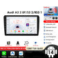 Audi RS3 Sportback A3 8P S3 2003-2012 9" Android 14 Carplay Android auto wireless wifi bt gps 4g  AUTMS8L6