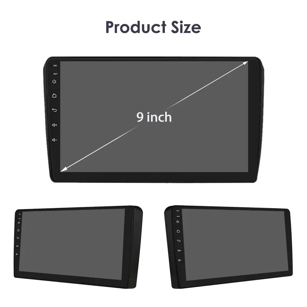Audi RS3 Sportback A3 8P S3 2003-2012 9" Android 14 Carplay Android auto wireless wifi bt gps 4g  AUTMS8L6