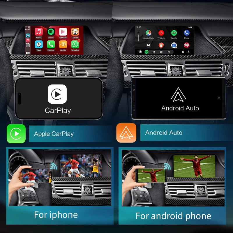 Mercedes Benz CLS W218 2010-2017 Wireless CarPlay  Android Auto Mirror Link AirPlay GPS  Navigation AUTMBCEW