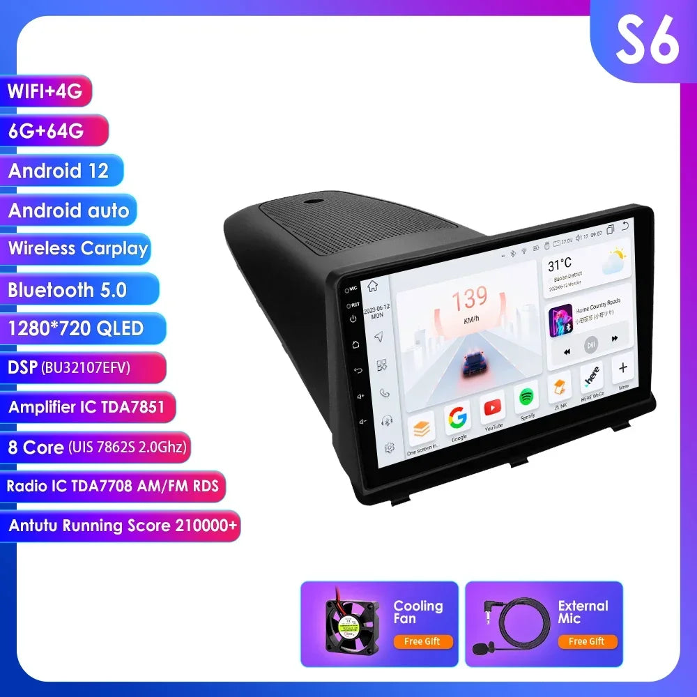 Opel Antara 1 2006 - 2017 9" / 10,33" Android 14 Carplay Android auto wireless wifi bt gps 4g  AUTMZFAO