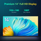 14'' Monitor da tetto Android 11 Car TV  4-core FHD IPS 1920*1080P  con supporto USB RCA Mirroring dello schermo Compatibile con HDMI CM141A