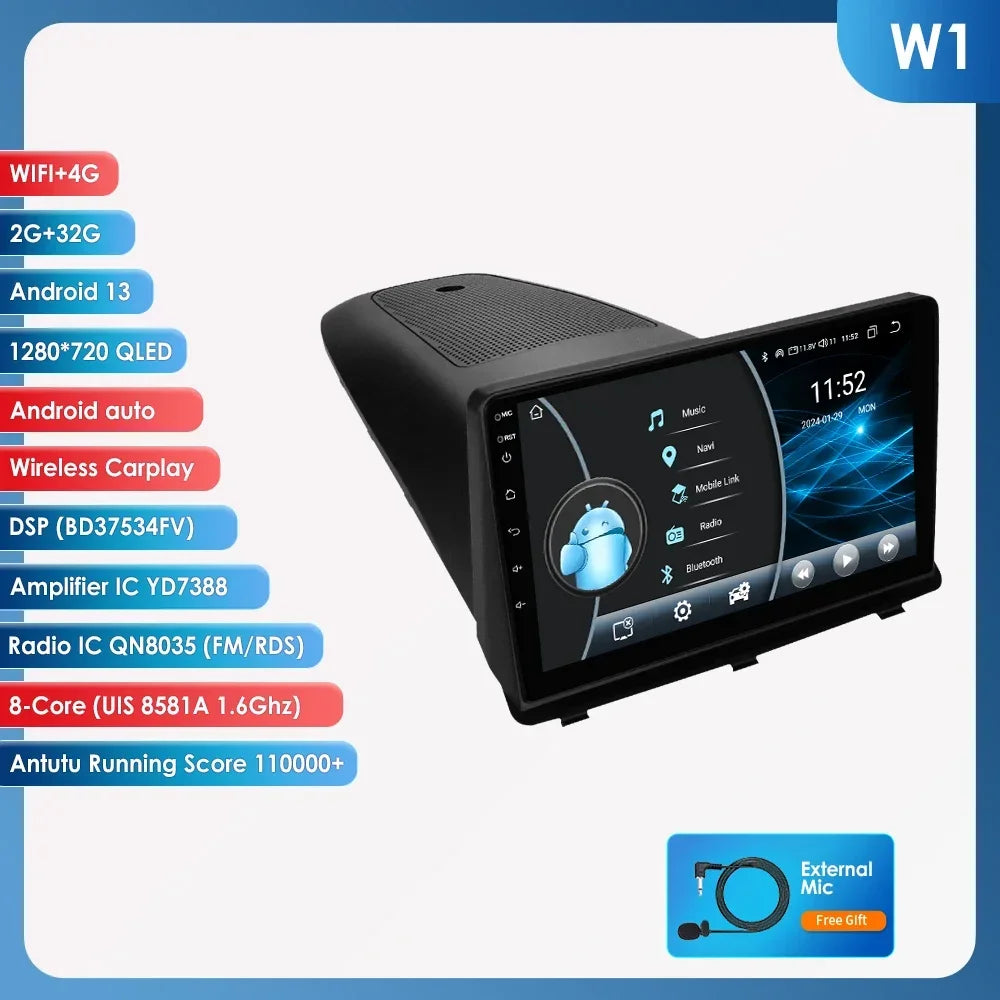 Opel Antara 1 2006 - 2017 9" / 10,33" Android 14 Carplay Android auto wireless wifi bt gps 4g  AUTMZFAO