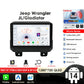 JEEP Wrangler 2018 -2021 9" Android 14 Carplay Android auto wireless wifi bt gps 4g  AUTMOFKI