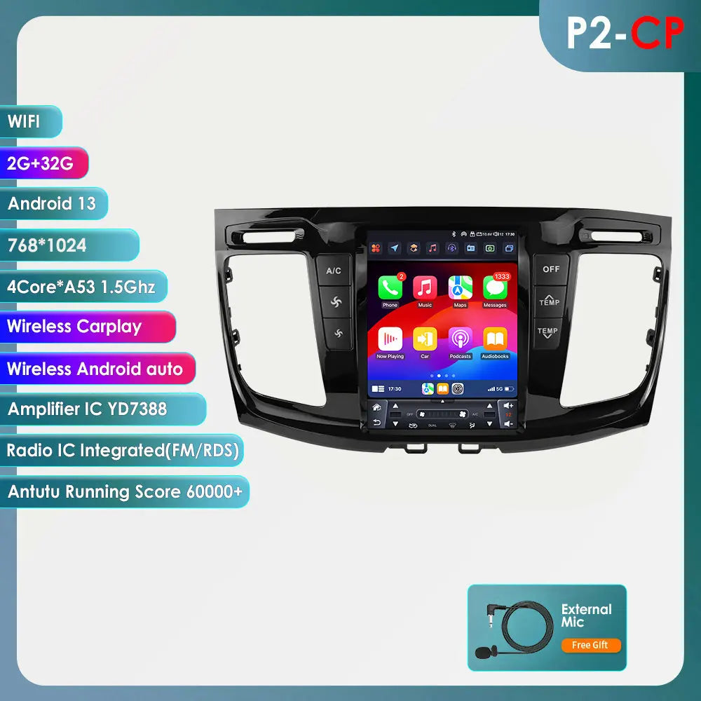 Ford Transit 2021-2023  Android 14 9.7 "  Car Stereo GPS Carplay Android Auto wireless  Multimedia Intelligent Player AUTM7GJT