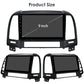 Hyundai Santa Fe 2 2006 - 2012 9" Android 14 Carplay Android auto wireless wifi bt gps 4g  AUTMC8Y7