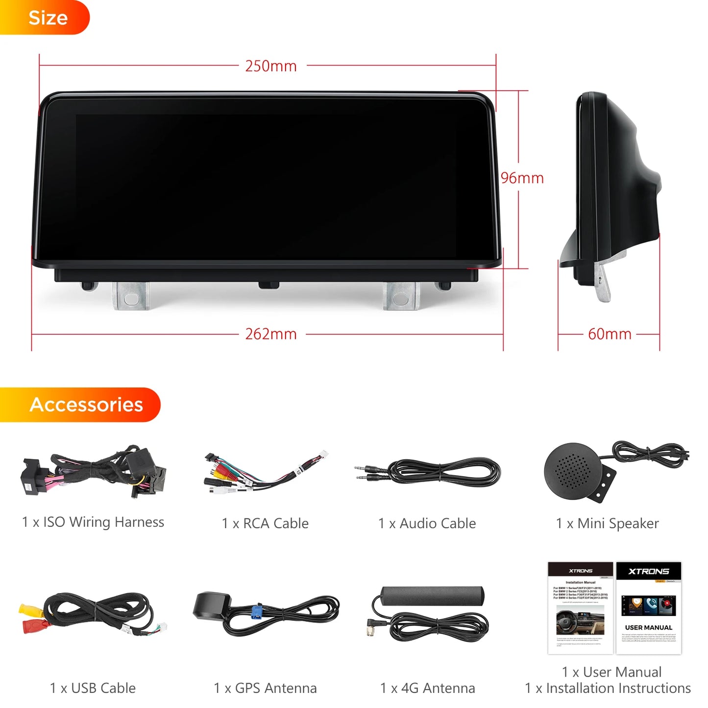 BMW Serie 3/4 Series F30/31/F32/F33/34/36 NBT  8.8" Android 13 Qualcomm Octa Core Car Radio For  4GLTE CarPlay Android Auto DSP QPBS83NBTH