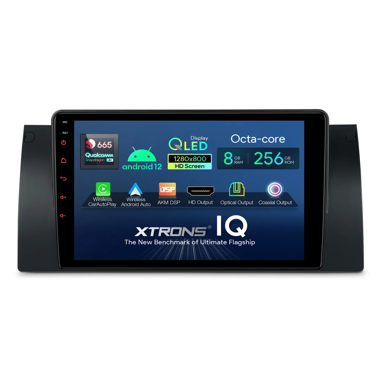 BMW X5 E53 1999-2006 9" Android 12 QLED Qualcomm 8+256GB Car Radio Car Stereo DSP Wireless CarPlay Android auto 4GLTE IQP9253BP