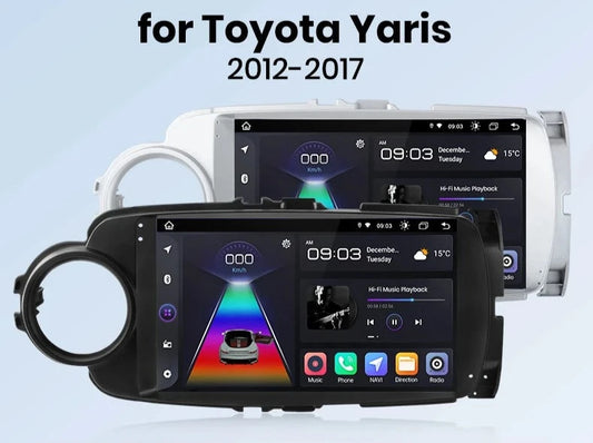 Toyota Yaris 2012 -2017  V1plus AI Voice 2 din Carplay Android Auto Radio RDS WIFI GPS BT  Multimedia  autoradio AUTMTOTYS2