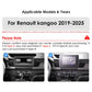 Renault Kangoo 2019-2025 9" Android 14 Carplay Android auto wireless wifi bt gps 4g  AUTM4NJ5