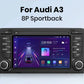 Audi A3 8P 2003-2011 S3 RS3 Sportback 7" Wireless CarPlay Android Auto  Radio RDS WIFI GPS BT USB  Intelligent Systems Car Radio AUTMADUA3