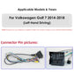 Volkswagen Golf 7 2014 -2018 9,7" Android 14 Carplay Android auto wireless wifi bt gps 4g  AUTM7VKQ