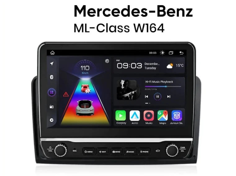 Mercedes-Benz ML-Class W164  CarPlay Android Auto Car Radio rds WIFI GPS BT Multimedia Navigation Autoradio  AUTMMERML2
