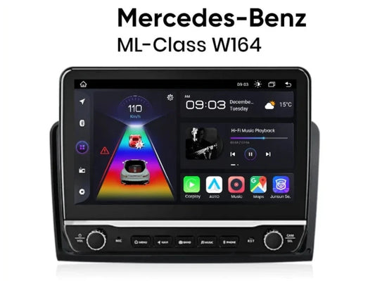 Mercedes-Benz ML-Class W164  CarPlay Android Auto Car Radio rds WIFI GPS BT Multimedia Navigation Autoradio  AUTMMERML2