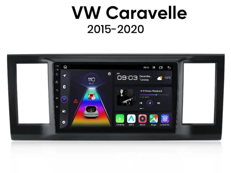 Volkswagen Caravelle 2015-2020 V2 Plus Car Radio RDS WIFI GPS BT  Carplay Android Auto  autoradio Multimedia AUTMVWCLV3