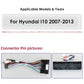 Hyundai I10 2007-2013 9"/10,33" Android 14 Carplay Android auto wireless wifi bt gps 4g  AUTMMDSZ