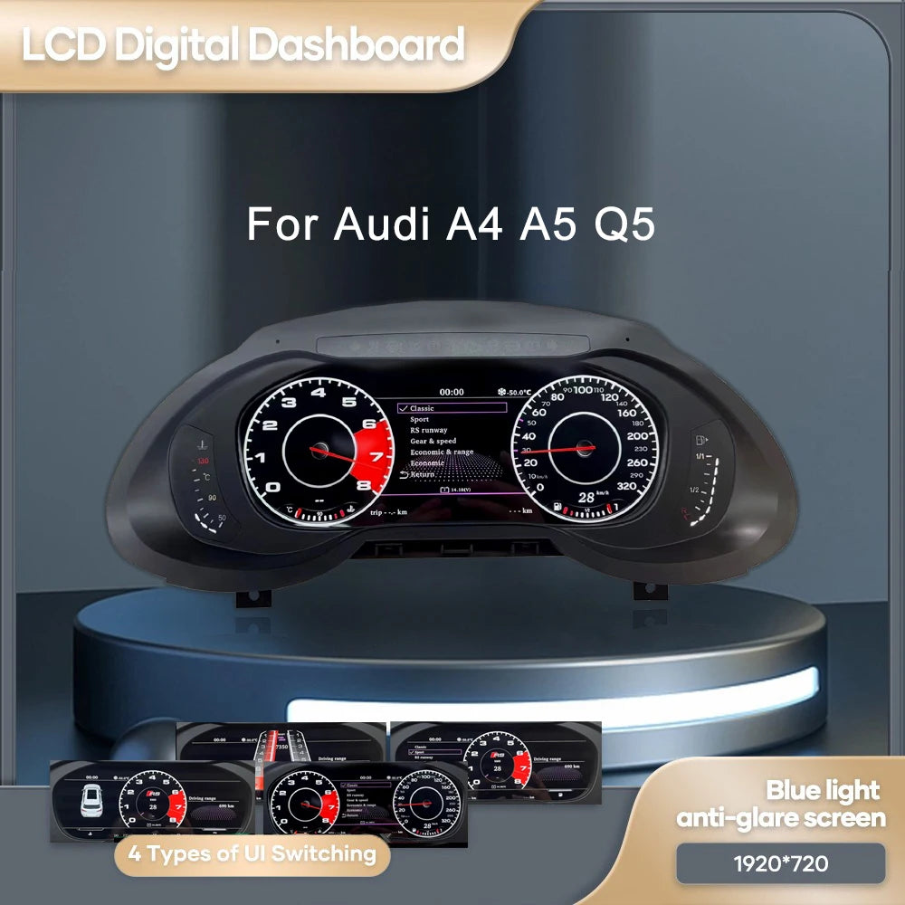 Audi A4 A5 Q5 2008-202112.3'' Lcd Cruscotto Digitale AUTMA4A5Q5