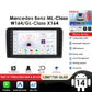Mercedes ML W164 X164 ML350 ML300 GL500 ML320 ML280 GL350  9" Android 14 Carplay Android auto wireless wifi bt gps 4g AUTMMQVN