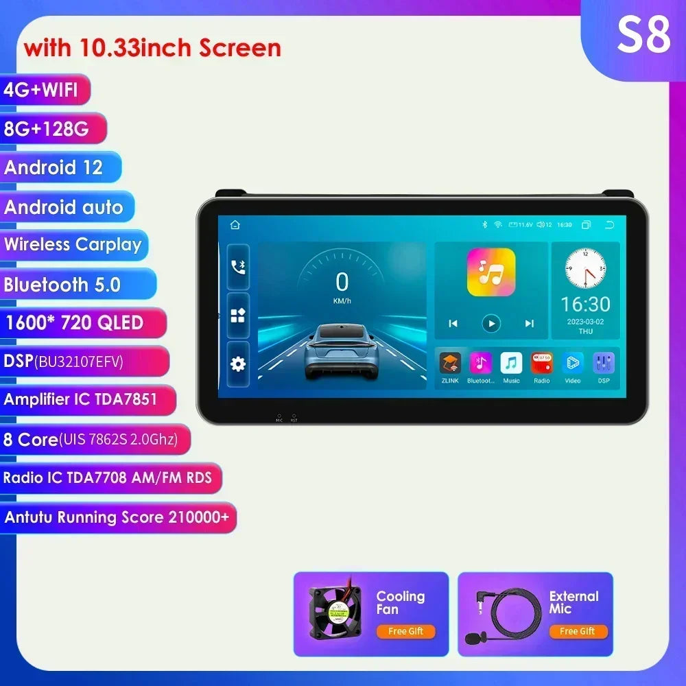 Suzuki Grand Vitara 3 2005 - 2015 9" Android 14 Carplay Android auto wireless wifi bt gps 4g AUTMAVRG