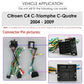Citroen C4 C-Quatro 2004-2009  9" Android 14 Carplay Android auto wireless wifi bt gps 4g  AUTM4029