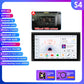 Renault Duster HM 2 Arkana 10,1" / 10,33" Android 14 Carplay Android auto wireless wifi bt gps 4g AUTMLWKH