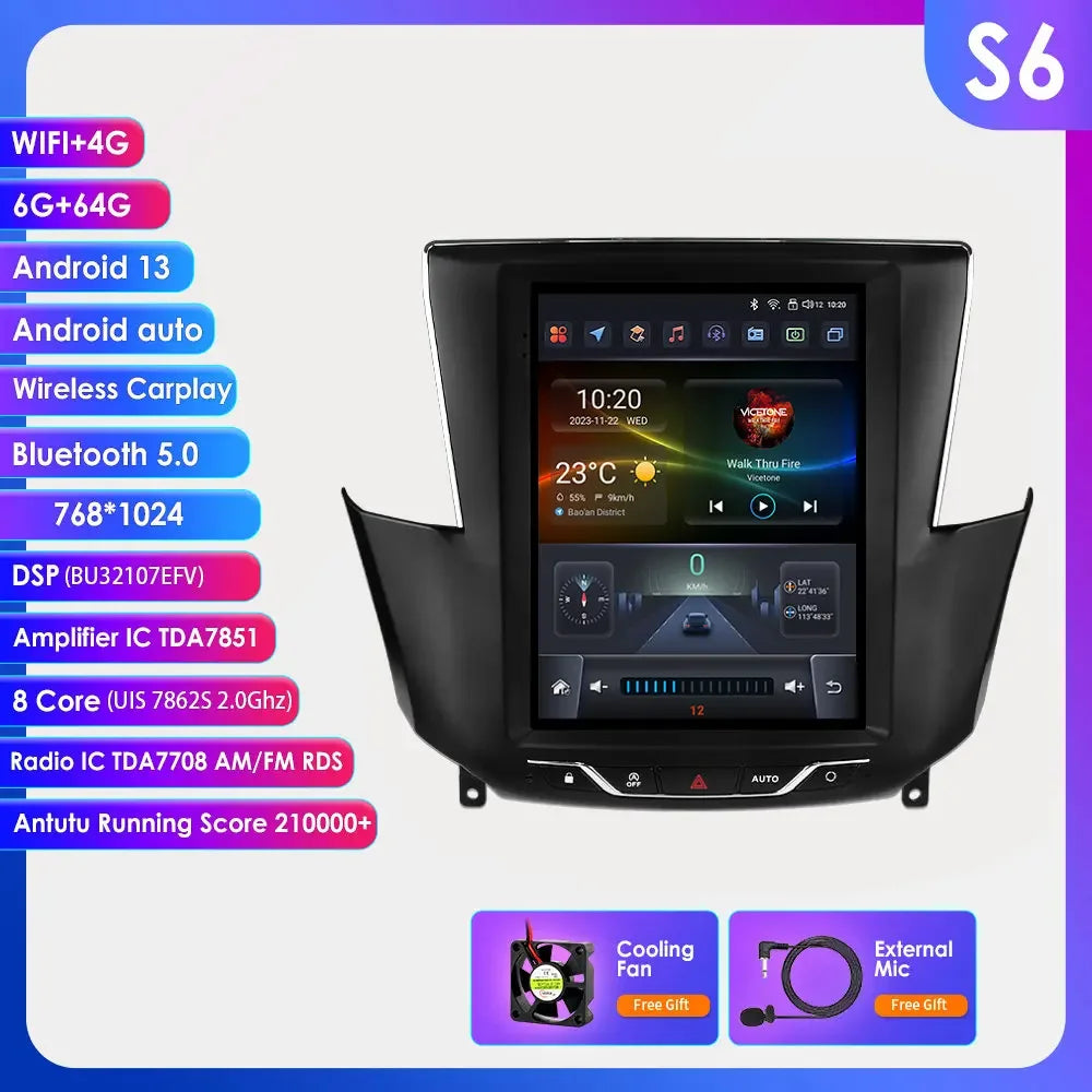 Peugeot 408 2014-2019 9,7" Android 14 Carplay Android auto wireless wifi bt gps 4g  AUTMNIEC