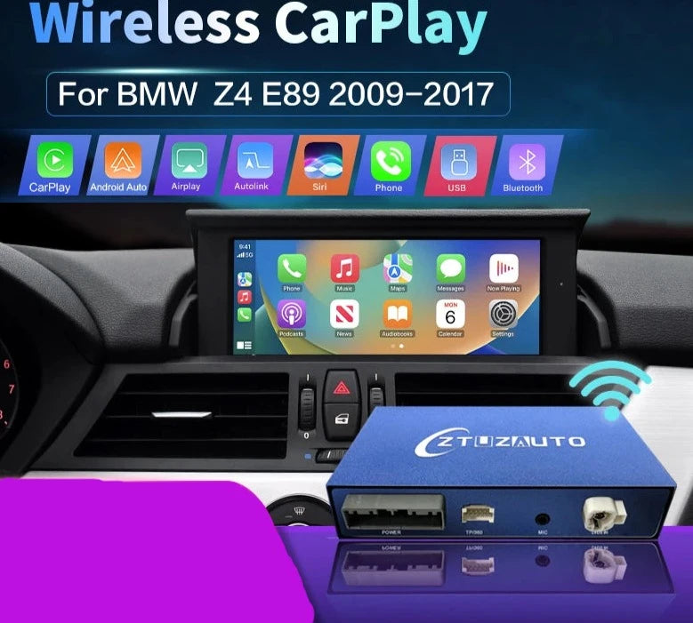 BMW Z4 E89 2009-2018 Wireless CarPlay  Android Auto Mirror Link AirPlay  Car Play  Navigation AUTMBMWZ4