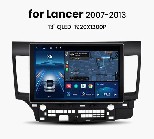 Mitsubishi Lancer 2007 - 2013  X7 MAX 13.1“ 2K AI Voice Wireless CarPlay Android Auto Car Radio RDS WIFI GPS BT   Multimedia autoradio AUTMMTBSL13