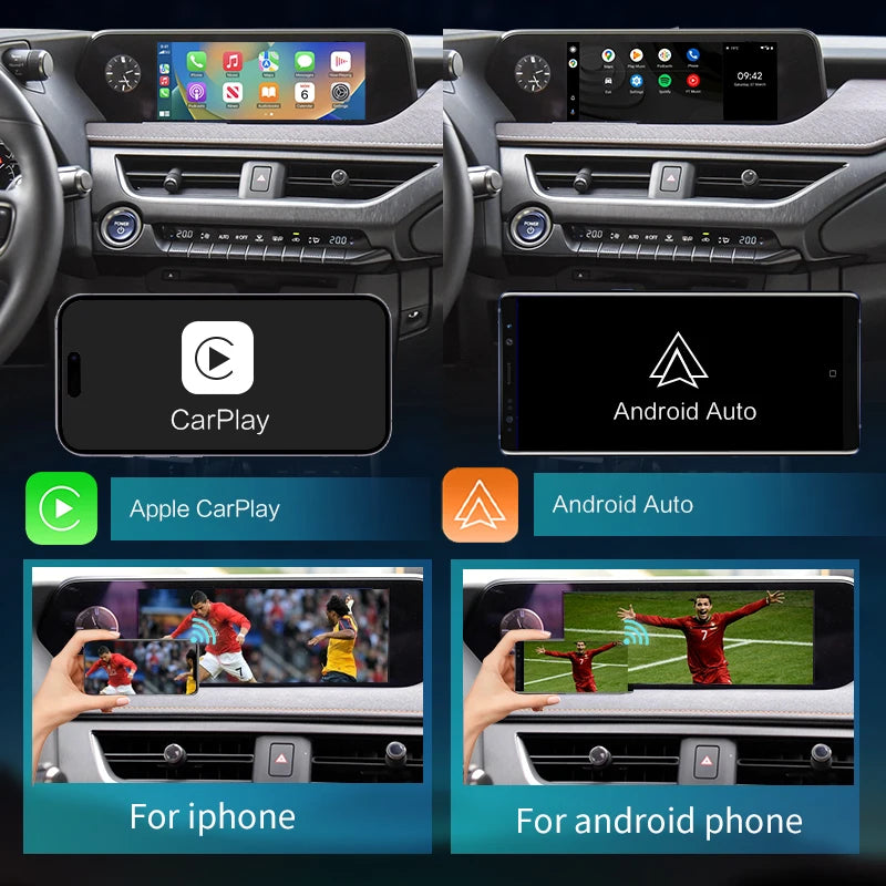 Lexus UX 2018-2021 Wireless CarPlay  Android Auto Mirror Link AirPlay  Navigation AUTMLXSUX21