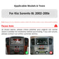 Kia Sorento BL 2002-2006 9,7" Android 14 Carplay Android auto wireless wifi bt gps 4g  AUTMUUSA