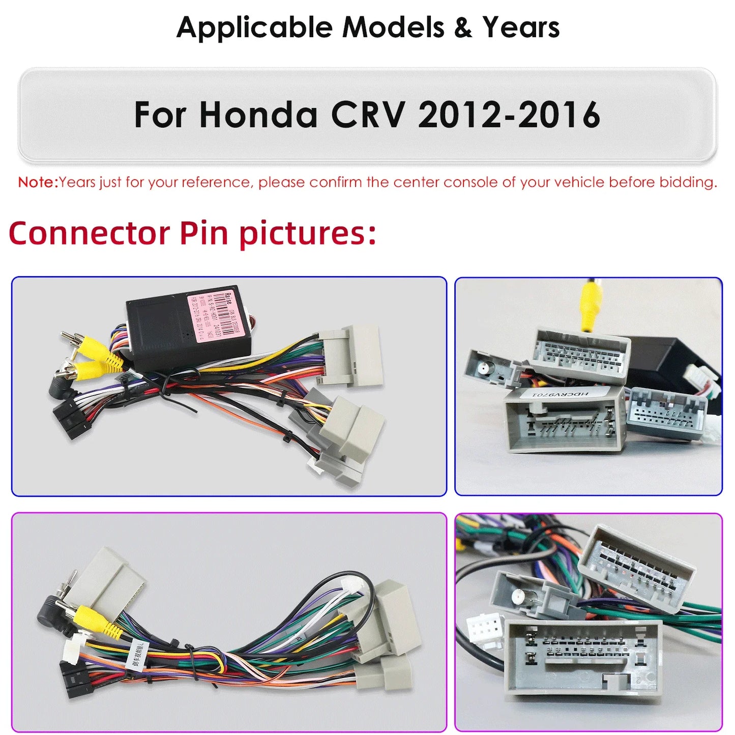 Honda CRV CR-V 2012 - 2016 9.7" Android 14 Carplay Android auto wireless wifi bt gps 4g AUTMCRVVH