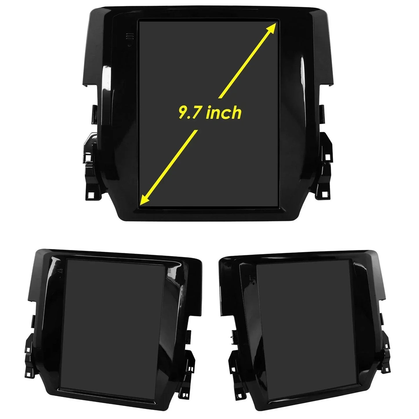 Honda Civic 2015-2020 9.7" Android 14 Carplay Android auto wireless wifi bt gps 4g AUTMCVCH3