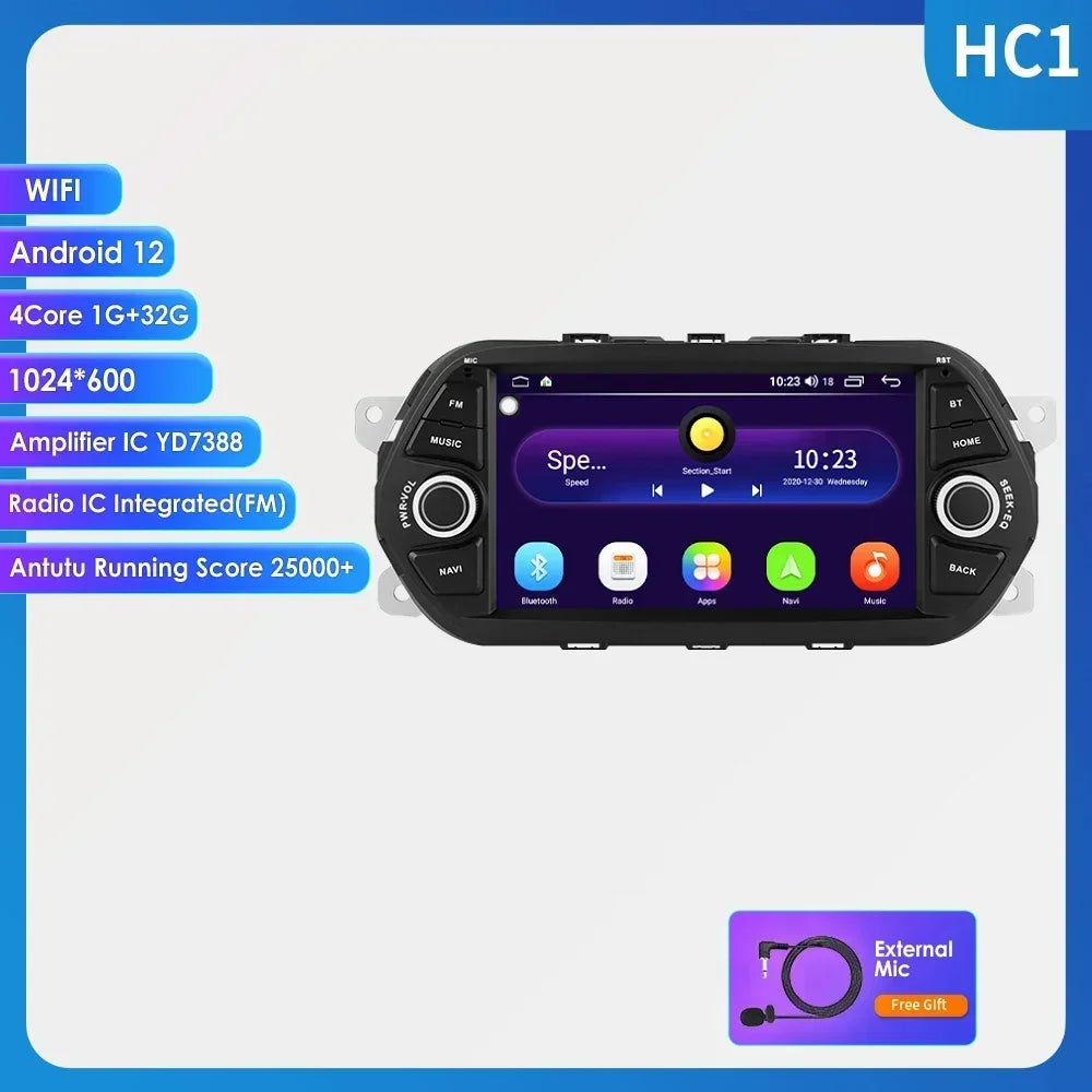 Fiat Tipo Egea 2015 -2017 Carplay Android Auto Radio RDS WIFI GPS BT Car Multimedia autoradio AUTMFTEGE3