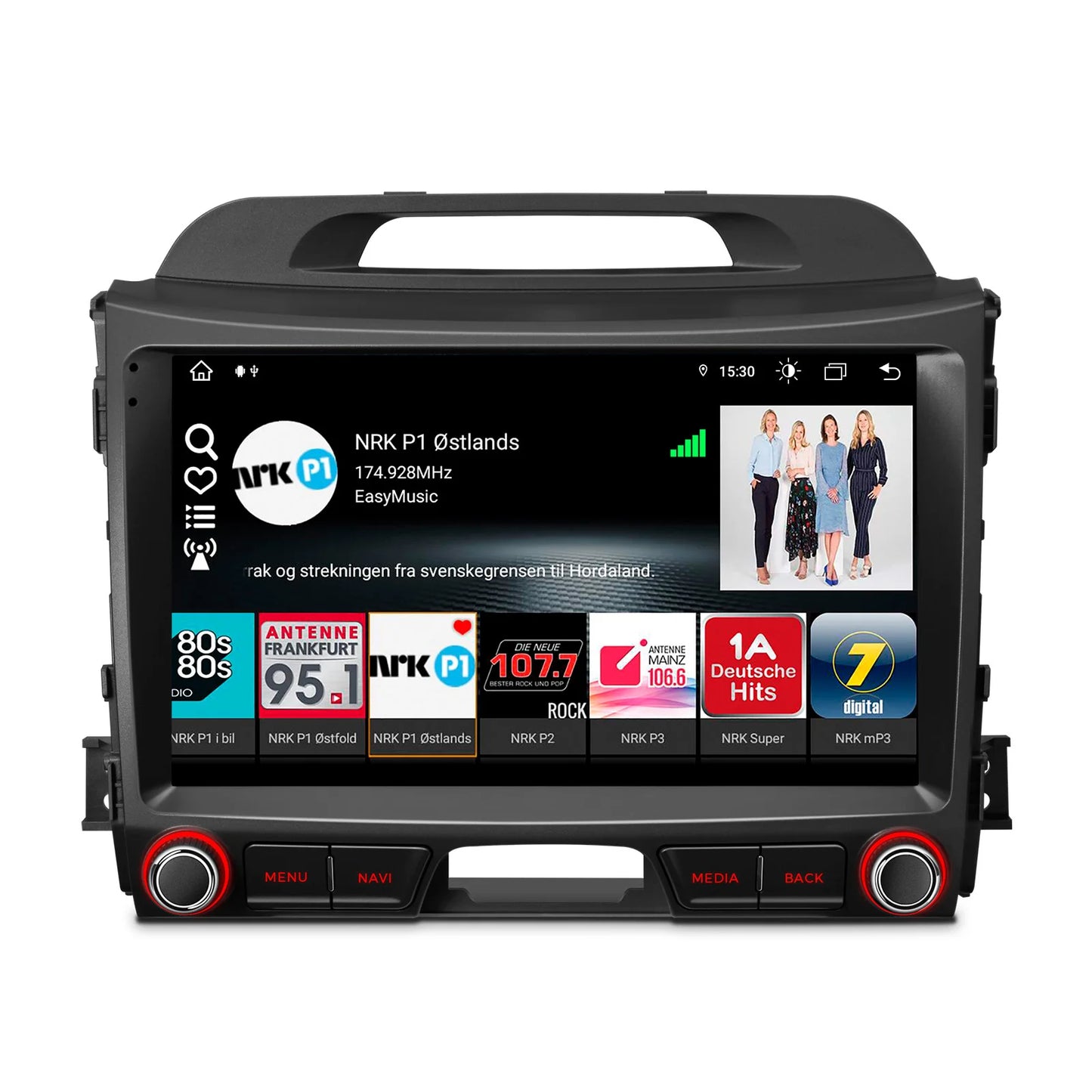 Kia Sportage Series 3 (2010-2015) carplay android auto per Android / iPhone | Octa Core | 4GB RAM / 64GB ROM | Global 4G LTE Solution | IAP92SPKS