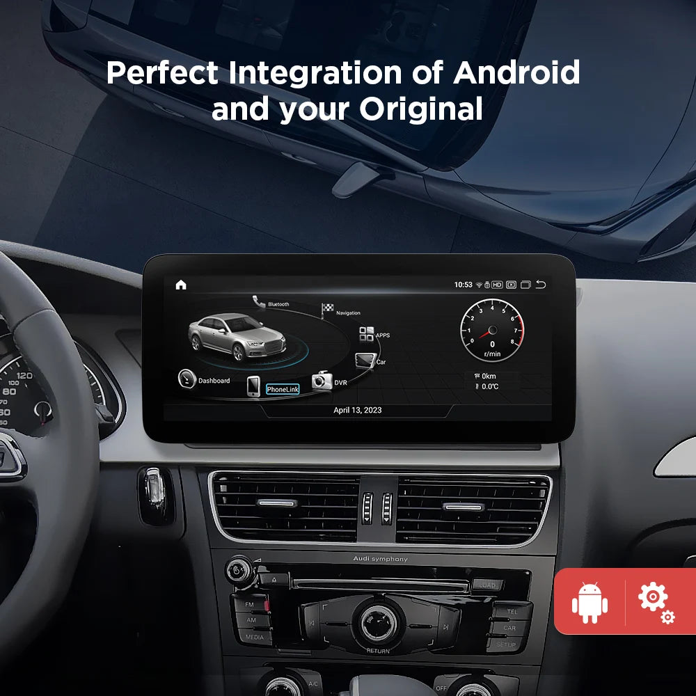 Audi A4 /S4/ A5  12.3'' Android 12 Octa Core 8+128GB  Radio LHD/RHD  4G Carplay/A auto QXA22UCMPA12A4L