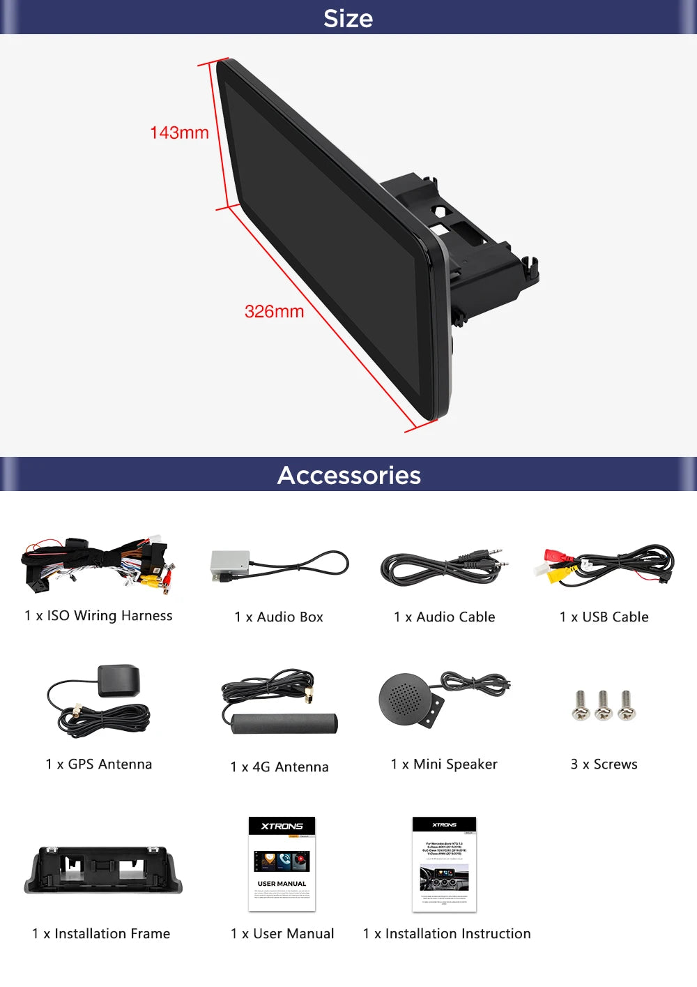 Mercedes W205 X253 NTG 5.1 5.2  12.3'' Android 12 Qualcomm 8+128 Car Radio  Stereo  CarPlay Android Auto  4G QXM2250PM12C5