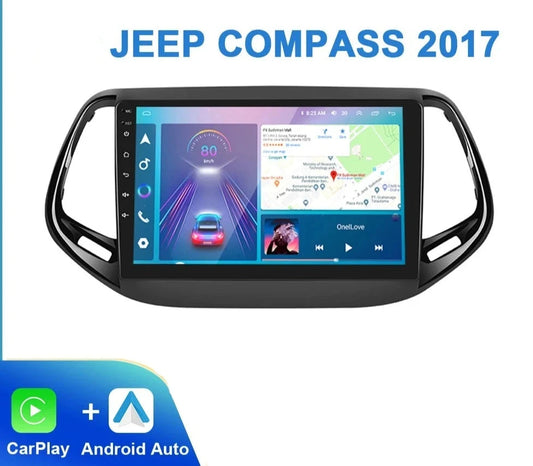 JEEP COMPASS 2017-2020 AI Voice Android Carplay Car Radio   Android Auto 4G Multimedia Player GPS Navigation RDS Radio AUTMJPCPS3