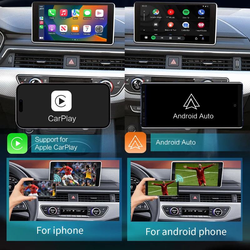 Audi A4 A5 2017-2018 Wireless Apple CarPlay Android Auto  Mirror Link AirPlay gps AUTMAUDA4A5