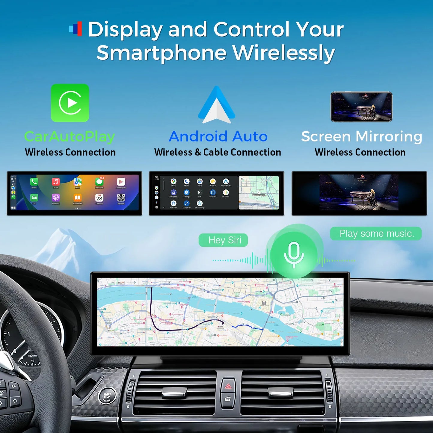 BMW X5 E70 / X6 E71 CIC CCC System 14.9'' Android 13 2K LHD Car Radio 8 Core 4+64GB  4GLTE CarPlay Android Auto QLB42X5CCL
