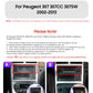 Peugeot 307 SW 307CC 307SW 2002 - 2013 9" Android 14 Carplay Android auto wireless wifi bt gps 4g AUTMRUTY