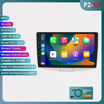 Volkswagen VW Passat B7 CC 2005-2013 10,1" Android 14 Carplay Android auto wireless wifi bt gps 4g  AUTMBNJ2