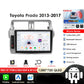 Toyota Land Cruiser Prado 150 2013 - 2017   9" Android 14 Carplay Android auto wireless wifi bt gps 4g   AUTMPRCLLT