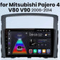 Mitsubishi Pajero 4 V80 V90 2006 - 2014 V1 Plus Car Radio RDS GPS WIFI BT   wireless CarPlay Android Auto AUTMMTBPJ4