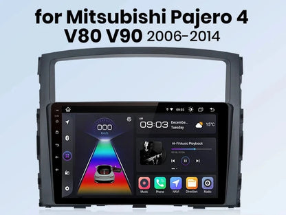 Mitsubishi Pajero 4 V80 V90 2006 - 2014 V1 Plus Car Radio RDS GPS WIFI BT   wireless CarPlay Android Auto AUTMMTBPJ4