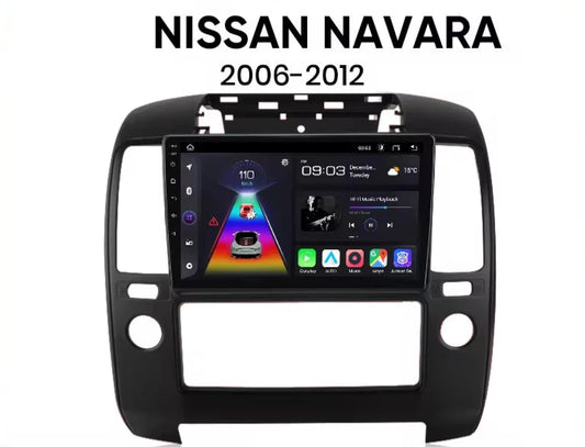 NISSAN NAVARA 2006 -2012 9" Wireless CarPlay Android Auto  RDS GPS 4G WIFI Multimedia autoradio AUTMNISNV2