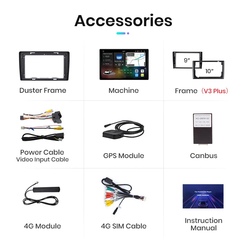 Dacia Duster 2015-2020 Android 12 X7 PRO 9"/11.5“ 2K carplay android auto wireless usb gps AUTMDDJSU2