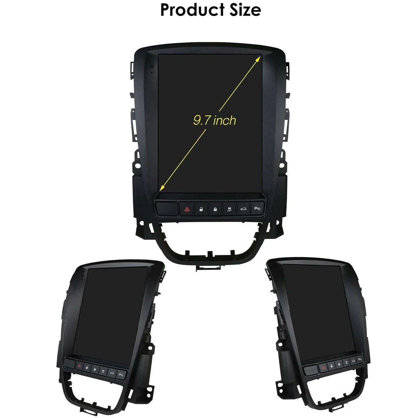 Opel Astra J Vauxhall Buick Verano 2009-2013 9,7" Android 14 Carplay Android auto wireless wifi bt gps 4g  AUTMPT97