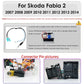 Skoda Fabia 2 2007 - 2014 10,1" Android 14 Carplay Android auto wireless wifi bt gps 4g  AUTMQ1FL