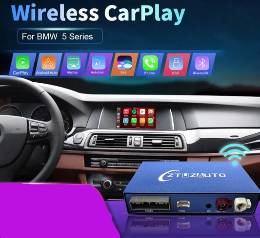 BMW 5 Series 530Le 2015-2020 Wireless CarPlay Android Auto Mirror Link AirPlay Navigation Car Play AUTMBMW530L